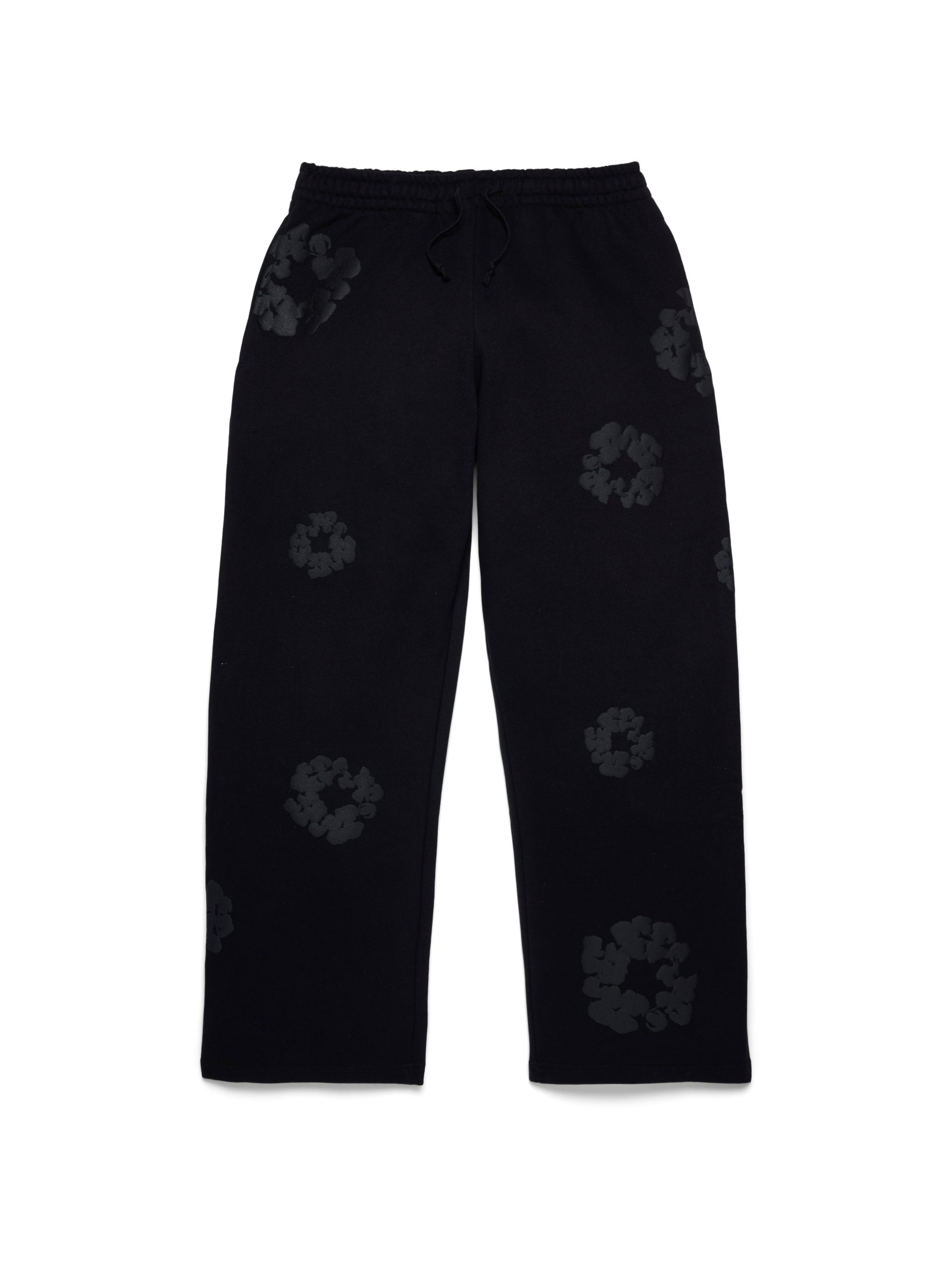 MONOWREATHOPENHEMSWEATPANT_BLACK_FRONT