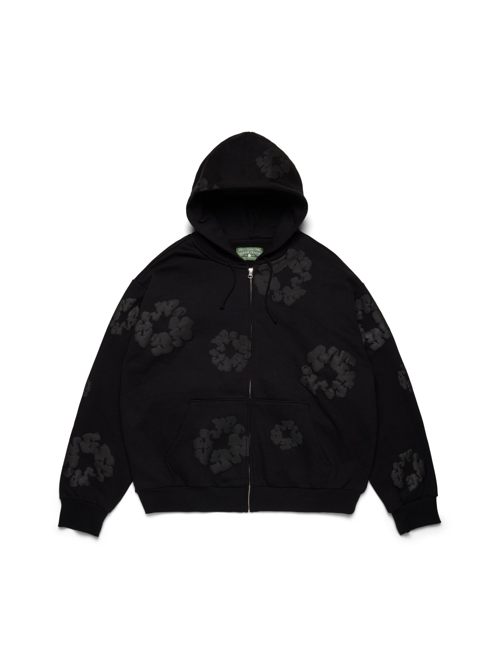 MONOWREATHZIPHOODIE_BLACK_FRONT